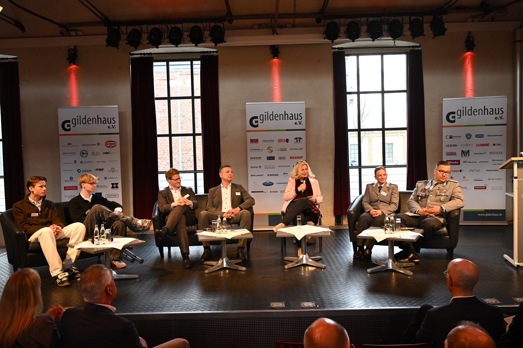 Bild von der Bühne beim Gildenhaus Gespräch 2026